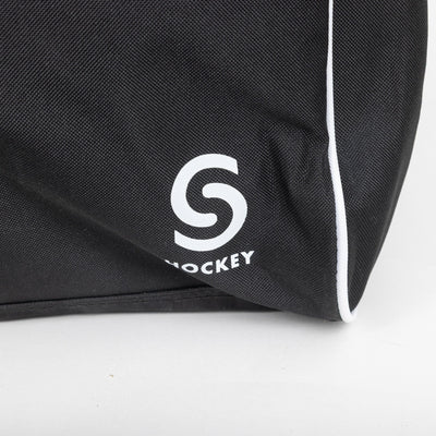 Source For Sports Basic Senior Carry Hockey Bag Black - THS Logo Black - TheHockeyShop.com