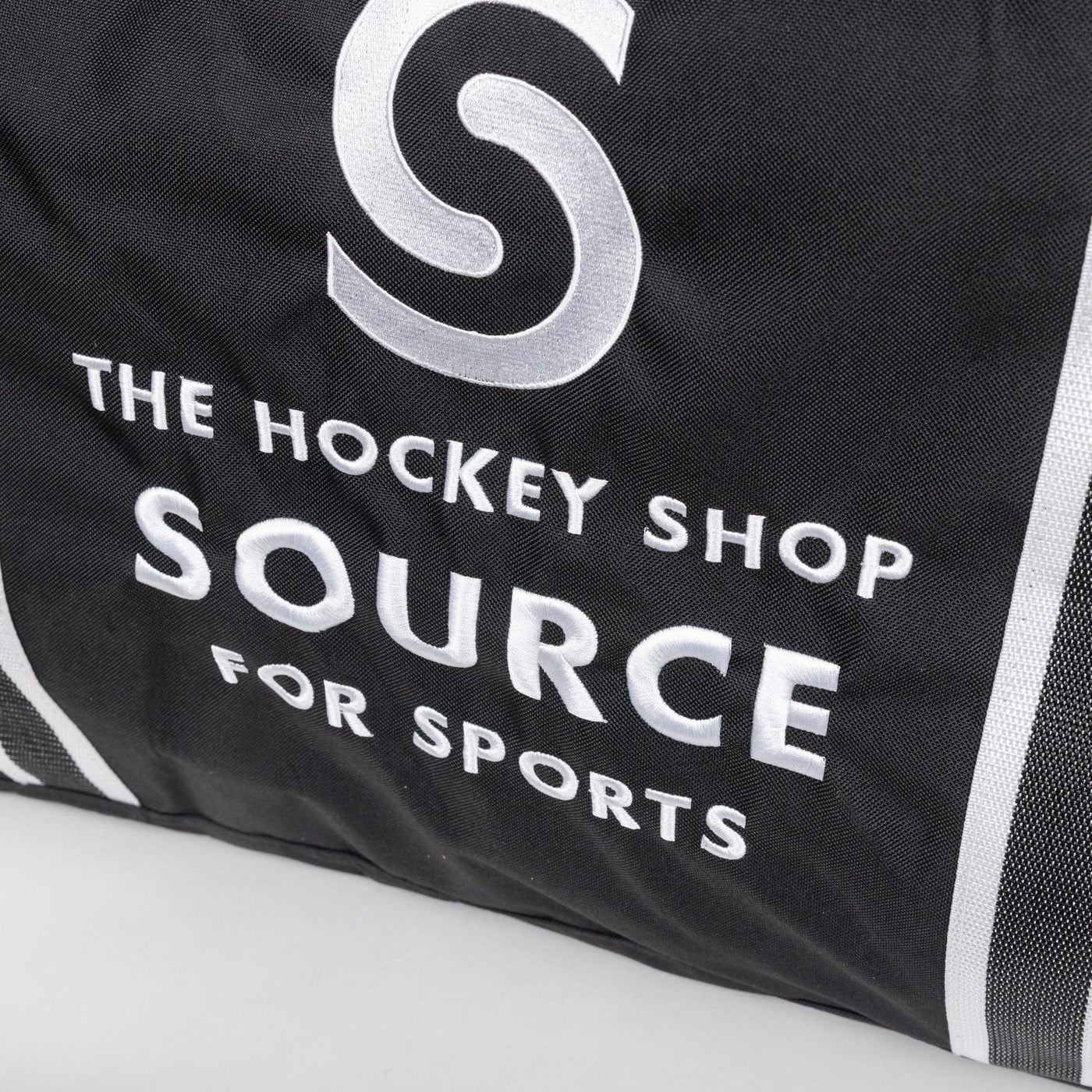 Source For Sports Basic Senior Carry Hockey Bag Black - THS Logo Black - TheHockeyShop.com