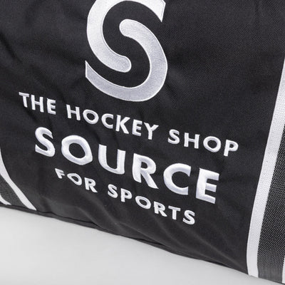 Source For Sports Basic Senior Carry Hockey Bag Black - THS Logo Black - TheHockeyShop.com