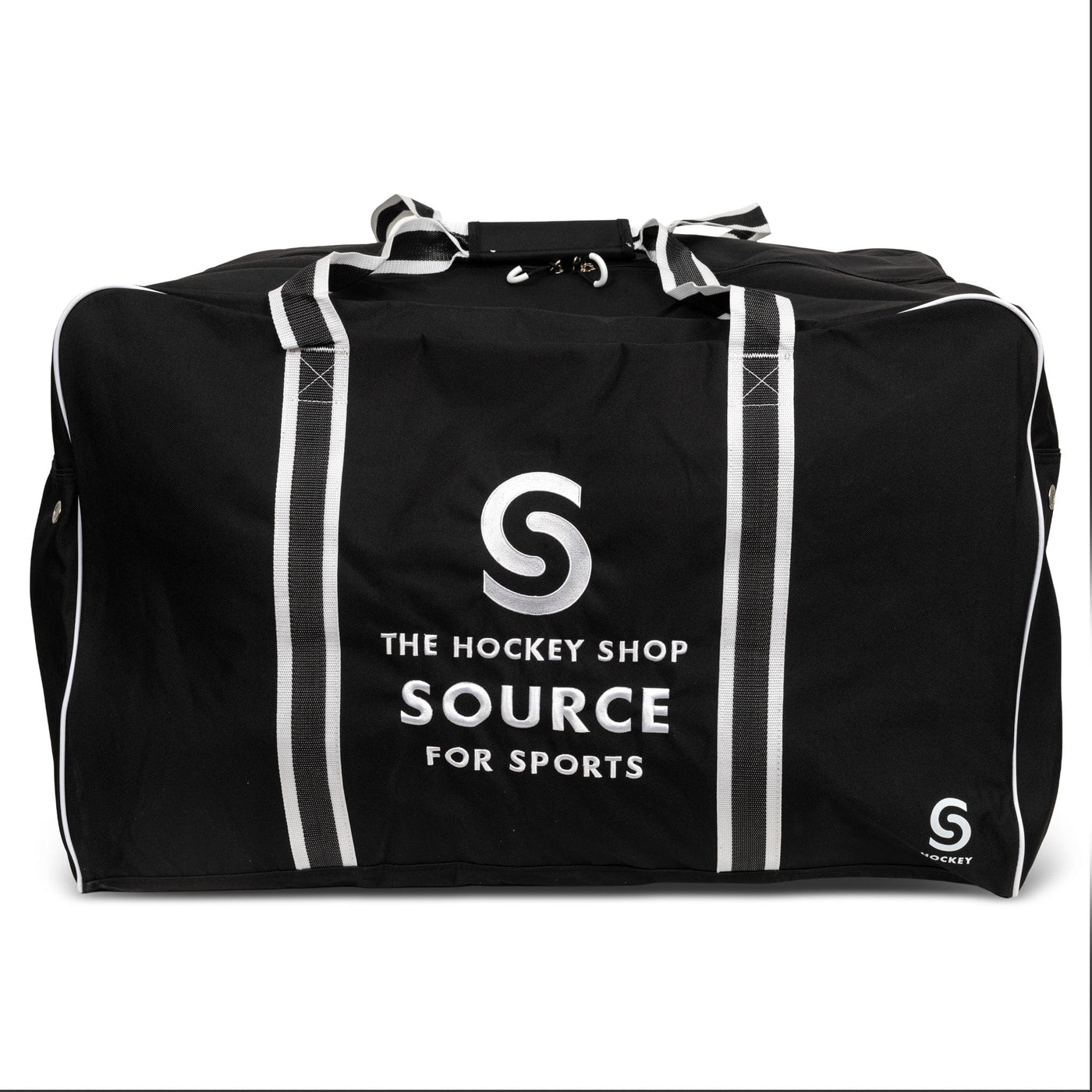 Source For Sports Basic Senior Carry Hockey Bag Black - THS Logo Black - TheHockeyShop.com