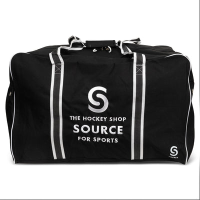 Source For Sports Basic Senior Carry Hockey Bag Black - THS Logo Black - TheHockeyShop.com