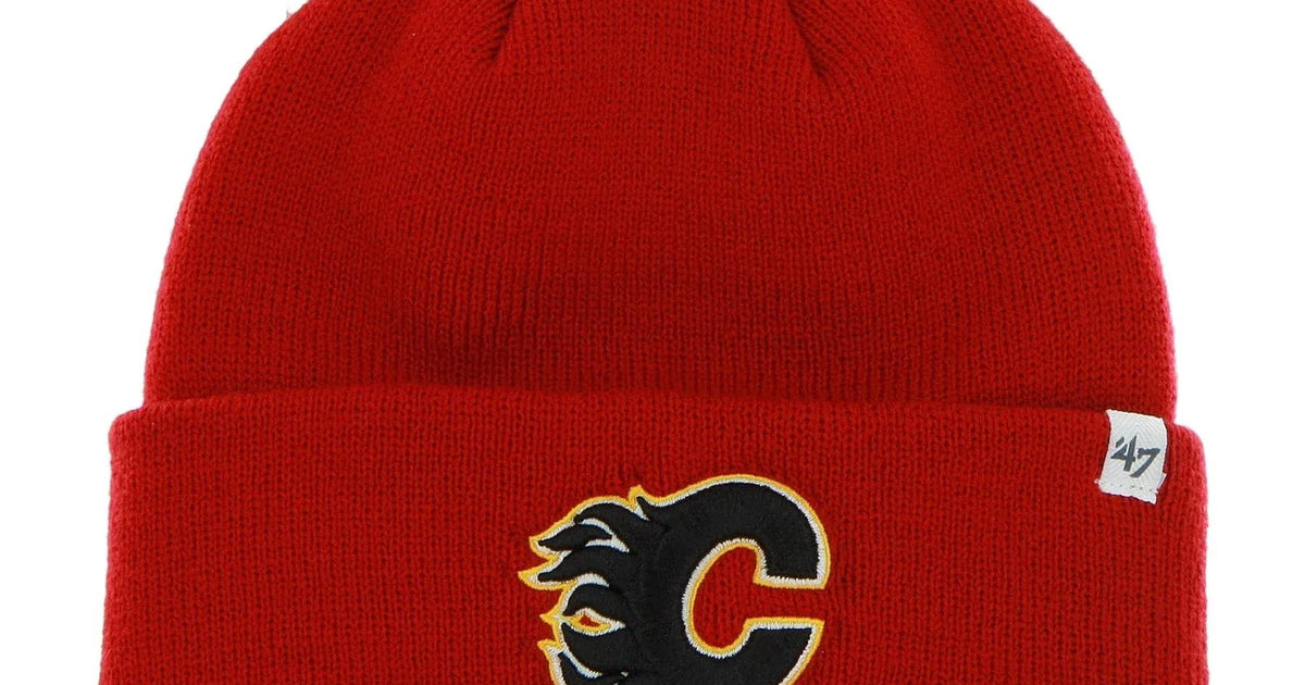 47 Brand NHL Raised Cuff Knit Toque - Calgary Flames | TheHockeyShop.com