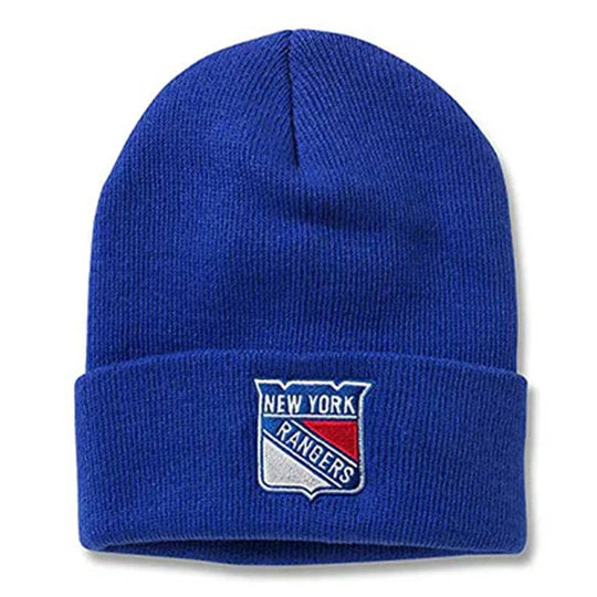 American Needle NHL Cuffed Replica Knit Toque - New York Rangers OSFM / Blue - The Hockey Shop