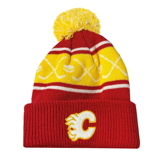 Outer Stuff NHL Face Off Infant Toque - Calgary Flames OSFM / Red - The Hockey Shop