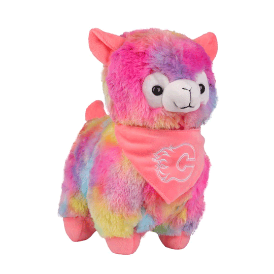 Forever Collectibles NHL Rainbow Lama - Calgary Flames Red - The Hockey Shop