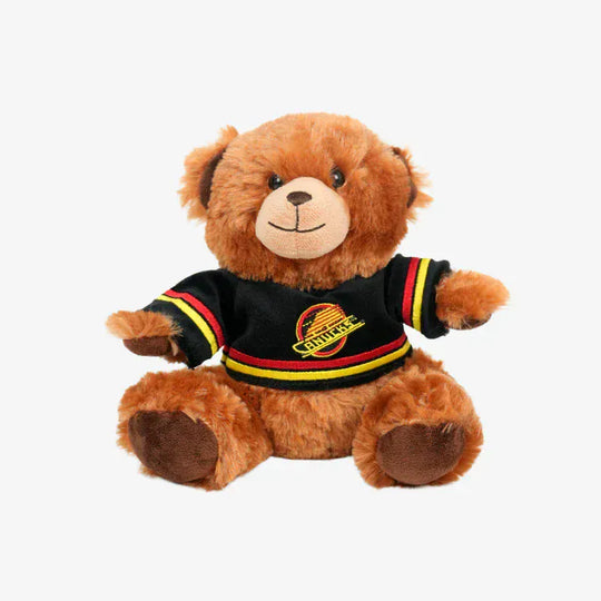 Forever Collectibles NHL Seated Jersey Bear - Vancouver Canucks Skate Black - The Hockey Shop