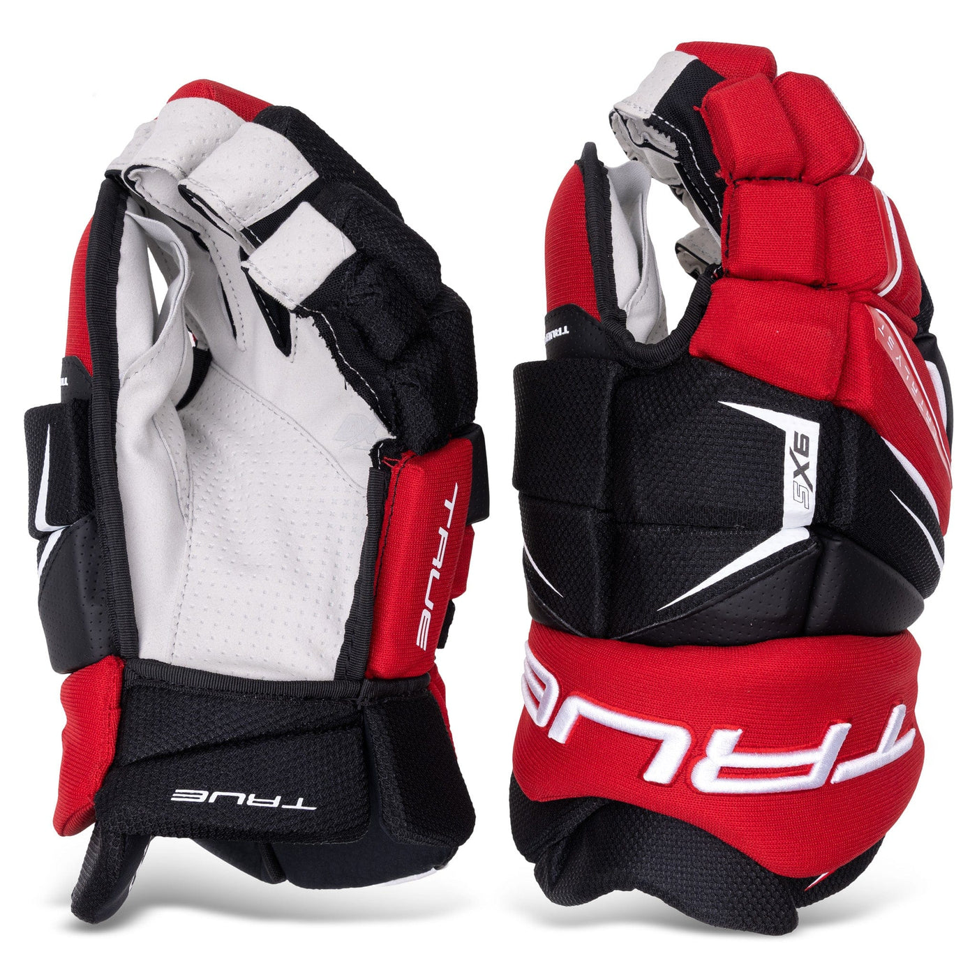TRUE Gloves True Catalyst 9x5 Senior Hockey Glove Black / Red / 13" - TheHockeyShop