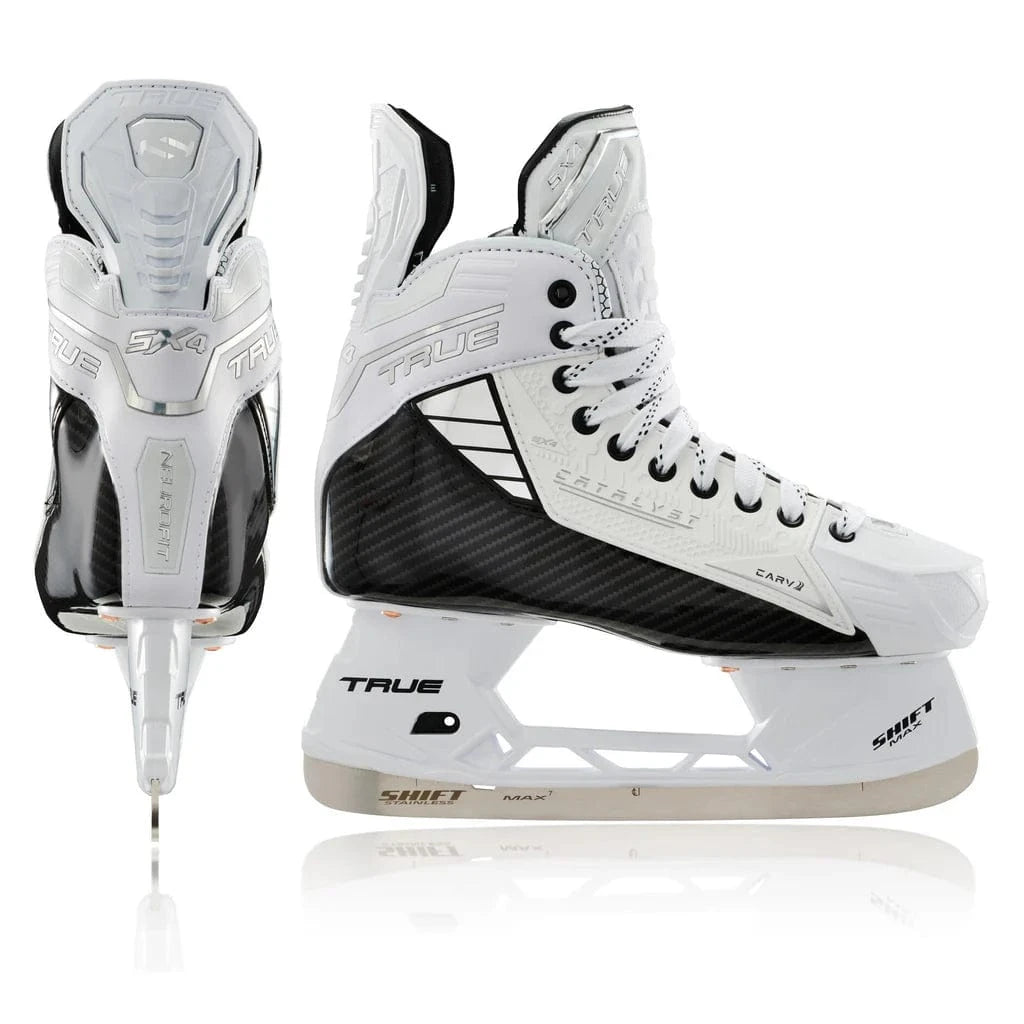 TRUE Hockey Skates True Catalyst 5x4 Whiteout Senior Hockey Skates 10 / R - TheHockeyShop