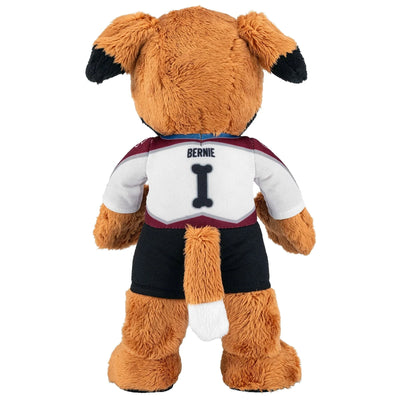 Bleacher Creatures Mascot Plush Figure - Colorado Avalanche Bernie Away Uniform - TheHockeyShop.com