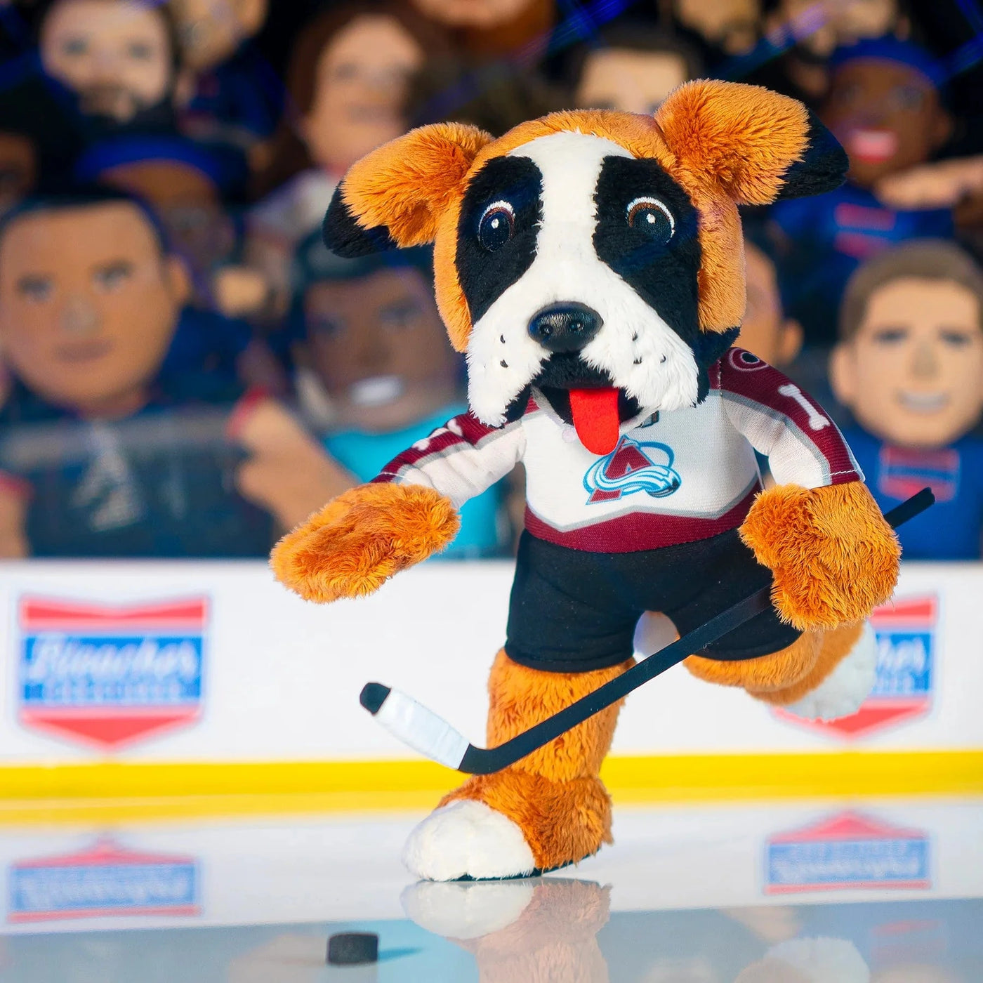 Bleacher Creatures Mascot Plush Figure - Colorado Avalanche Bernie Away Uniform - TheHockeyShop.com