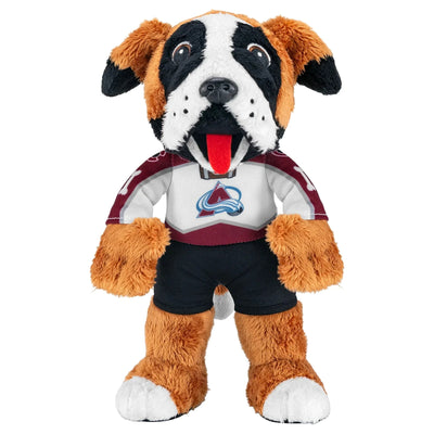 Bleacher Creatures Mascot Plush Figure - Colorado Avalanche Bernie Away Uniform - TheHockeyShop.com