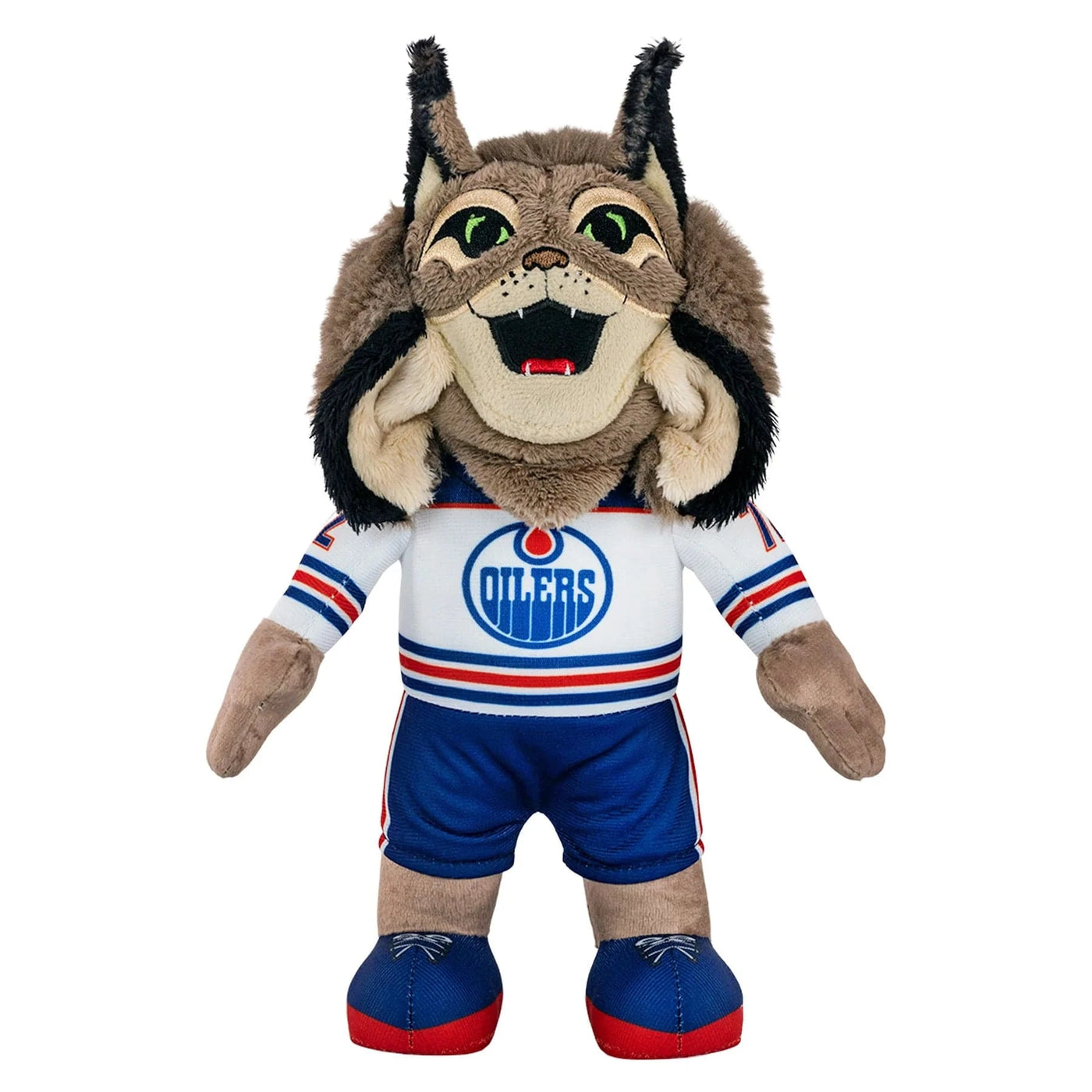 Bleacher Creatures Mascot Plush Figure - Edmonton Oilers Hunter Away Uniform - TheHockeyShop.com