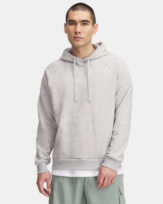 Under Armour Hoodies Under Armour Rival Fleece Mens Hoody Mod Grey Light Heather / M - TheHockeyShop