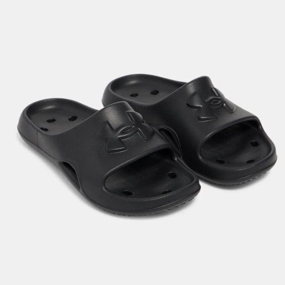 Under Armour Sandals Under Armour Locker V Youth Slide Sandals Black / 5 - TheHockeyShop