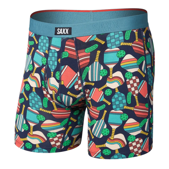 Saxx Vibe Xtra Soft Comfort Boxers - Dillball - Seascape L - The Hockey Shop
