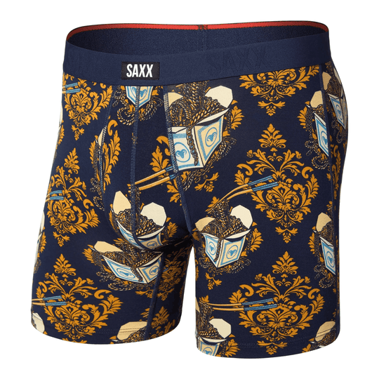 Saxx Vibe Xtra Soft Comfort Boxers - Gold Chain - Maritime L - The Hockey Shop