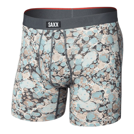 Saxx Vibe Xtra Soft Comfort Boxers - Marble Camo - Clay Blue L - The Hockey Shop