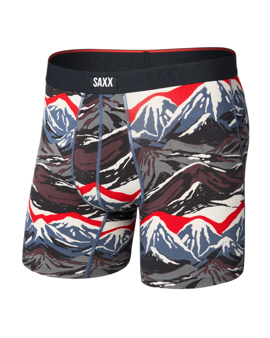 Saxx Vibe Xtra Soft Comfort Boxers - Mountain Top - Blue L - The Hockey Shop