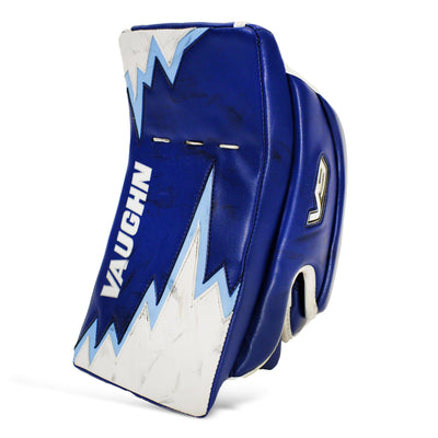 Vaughn Velocity V9 Pro Carbon Senior Goalie Blocker - Pro Stock Iceberg Graphic (Used) - TheHockeyShop.com