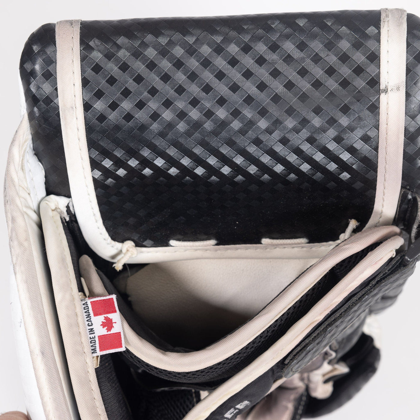 Vaughn Velocity V9 Pro Carbon Senior Goalie Blocker - Pro Stock Iceberg Graphic - TheHockeyShop.com