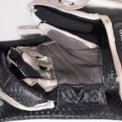 Vaughn Velocity V9 Pro Carbon Senior Goalie Blocker - Pro Stock Iceberg Graphic - TheHockeyShop.com