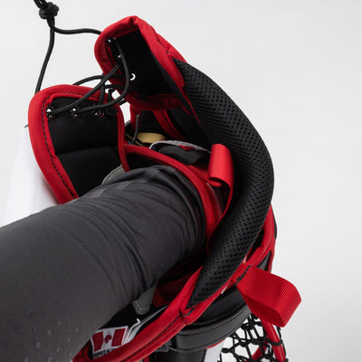 Vaughn Velocity V10 XP Pro Carbon Senior Goalie Catcher - Swirl Graphic - TheHockeyShop.com