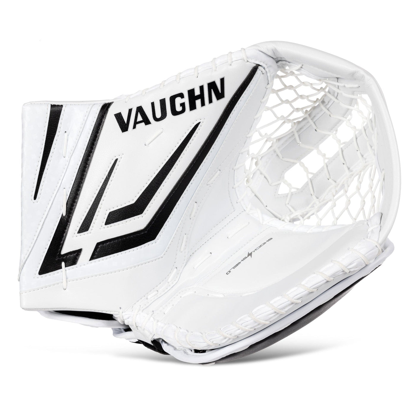 Vaughn Catchers Vaughn Velocity VX1 Pro Carbon Senior Goalie Catcher White / Black / Regular - TheHockeyShop