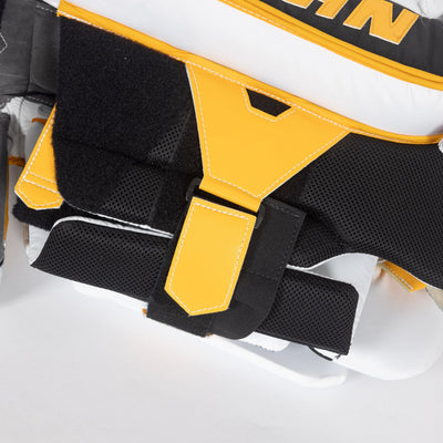 Vaughn Velocity V9 Pro Carbon Senior Goalie Leg Pads - Pro Stock Retro Vintage "Flores" - TheHockeyShop.com