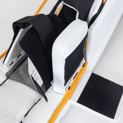 Vaughn Velocity V9 Pro Carbon Senior Goalie Leg Pads - Pro Stock Retro Vintage "Flores" - TheHockeyShop.com