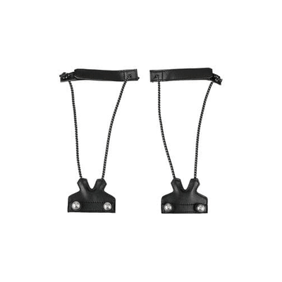 Vaughn Leg Pad Straps Vaughn Bungee Toe Strap (2 Pack) Black / SR - TheHockeyShop