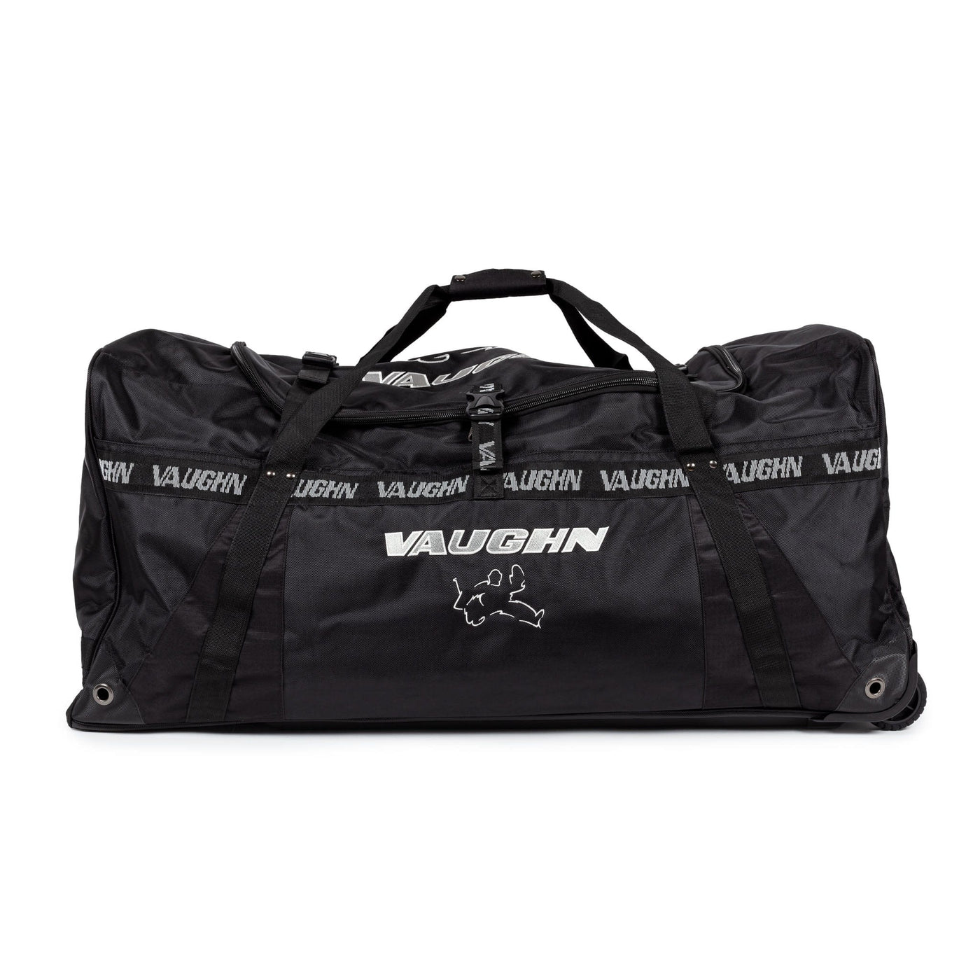 Vaughn Wheeled Goalie Bags Vaughn Velocity VX1 Pro Senior Goalie Wheel Bag Black - TheHockeyShop