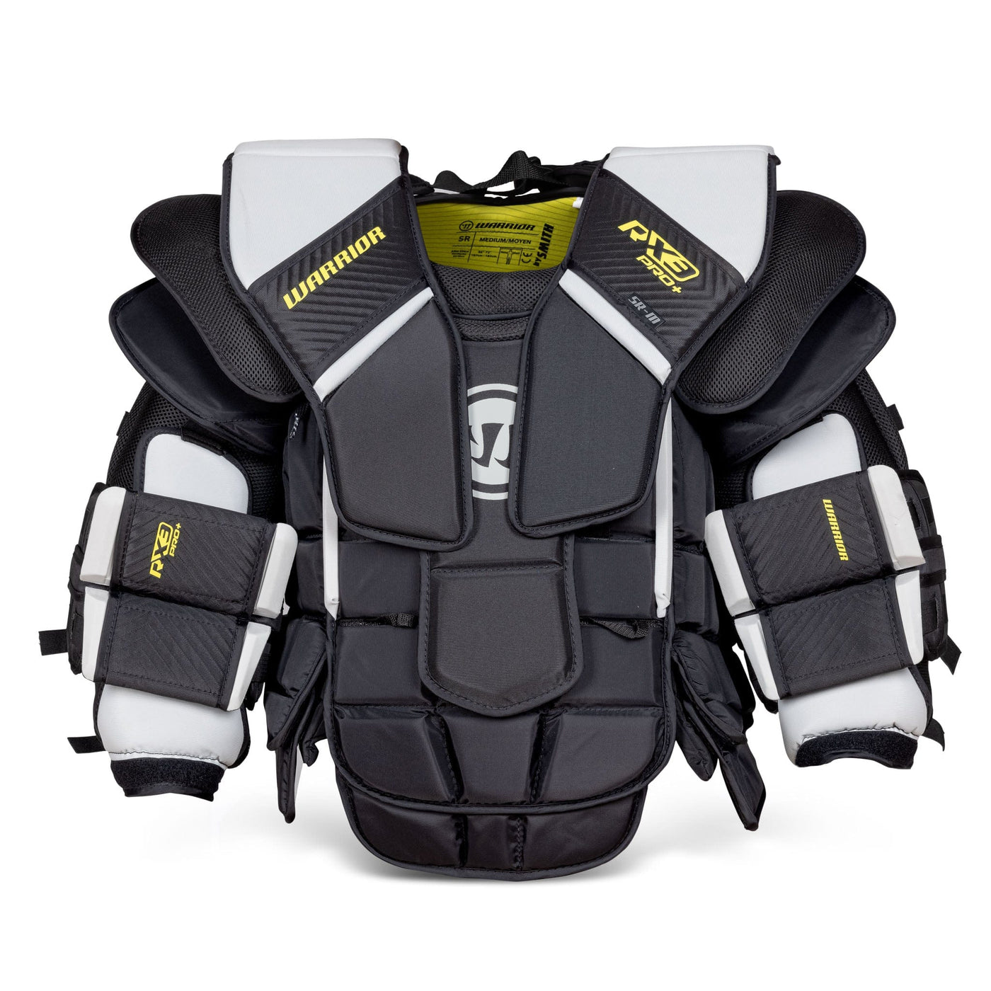 Warrior Chest Protectors Warrior Ritual X3 Pro+ Senior Chest & Arm Protector Black / Grey / M - TheHockeyShop