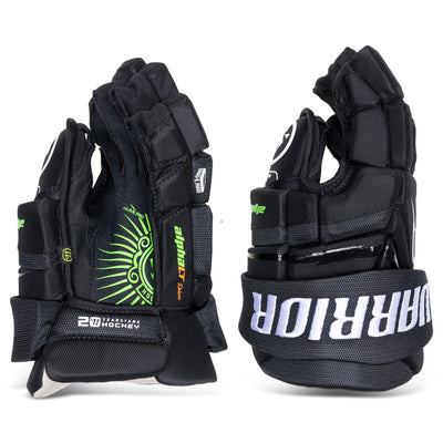 Warrior Gloves Warrior Alpha Deluxe LT Senior Hockey Gloves Black / 13" - TheHockeyShop