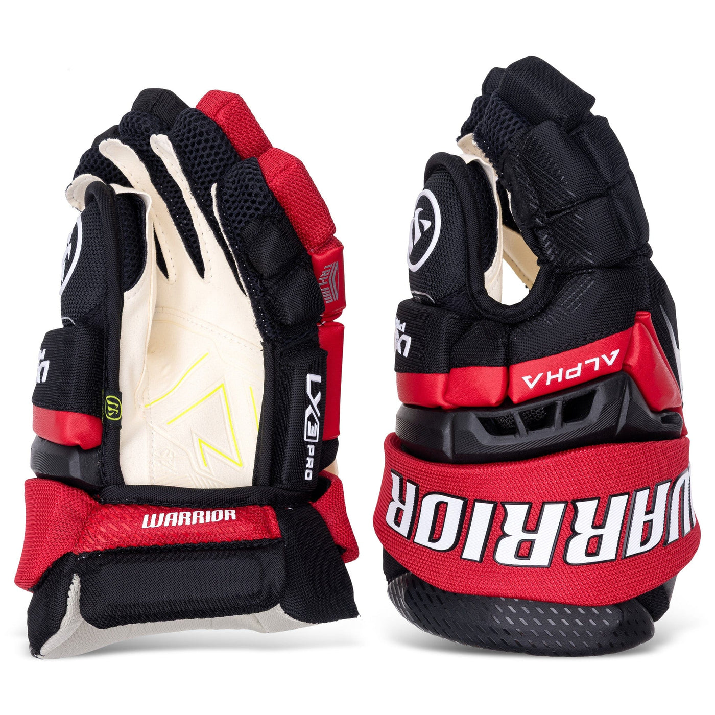 Warrior Alpha LX3 Pro Junior Hockey Gloves - TheHockeyShop.com