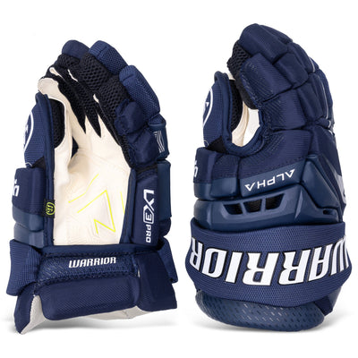 Warrior Alpha LX3 Pro Junior Hockey Gloves - TheHockeyShop.com