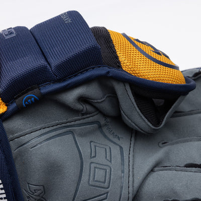 Warrior QR6 Pro Stock Senior Hockey Glove - Atlanta Gladiators - TheHockeyShop.com