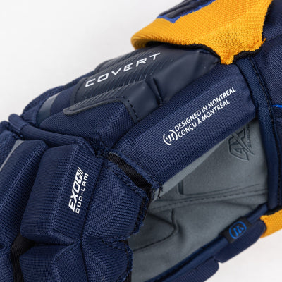 Warrior QR6 Pro Stock Senior Hockey Glove - Atlanta Gladiators - TheHockeyShop.com