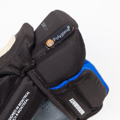 Warrior QR6 Pro Stock Senior Hockey Glove - Boston Bruins Black/Gold - TheHockeyShop.com