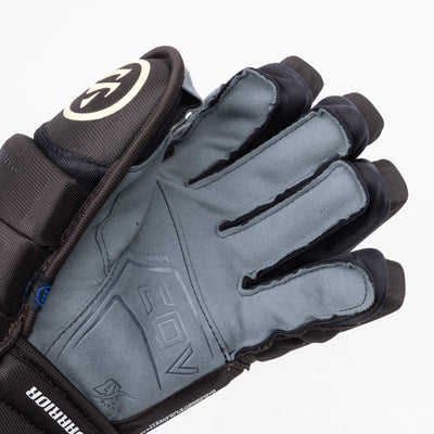 Warrior QR6 Pro Stock Senior Hockey Glove - Boston Bruins Black/Gold - TheHockeyShop.com