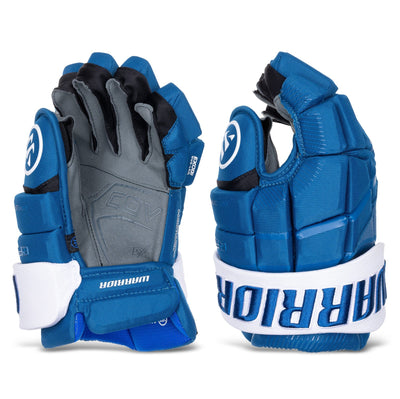 Warrior QR6 Pro Stock Senior Hockey Glove - Colorado Avalanche Blue - TheHockeyShop.com