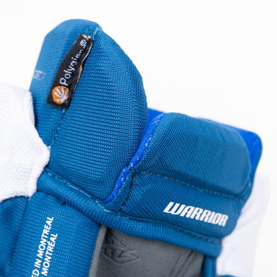 Warrior QR6 Pro Stock Senior Hockey Glove - Colorado Avalanche Blue - TheHockeyShop.com