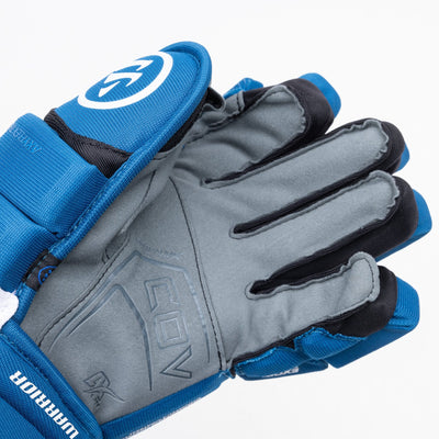 Warrior QR6 Pro Stock Senior Hockey Glove - Colorado Avalanche Blue - TheHockeyShop.com