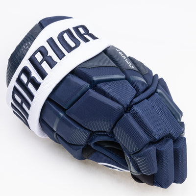Warrior QR6 Pro Stock Senior Hockey Glove - Colorado Avalanche Navy - TheHockeyShop.com