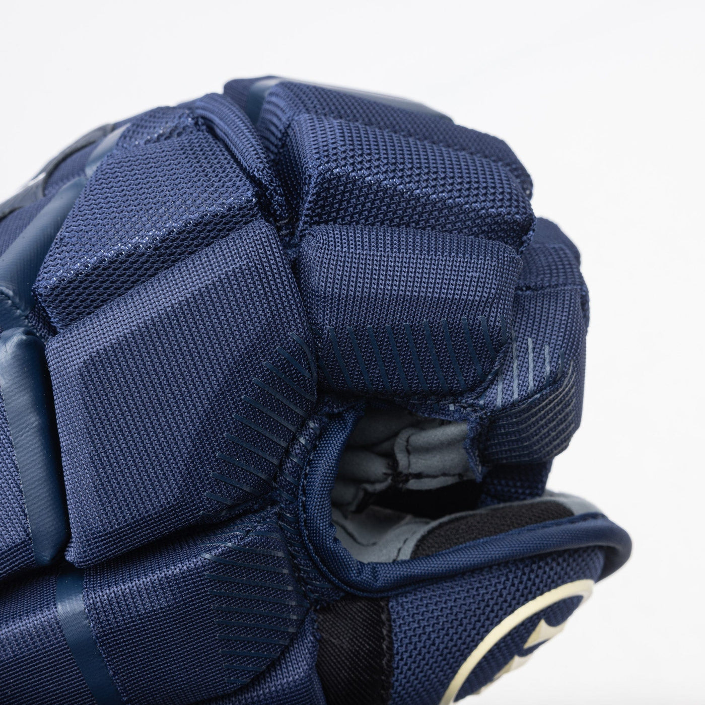Warrior QR6 Pro Stock Senior Hockey Glove - Columbus Blue Jackets - TheHockeyShop.com