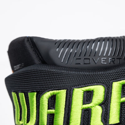 Warrior QR6 Pro Stock Senior Hockey Glove - Dallas Stars Black/Green - TheHockeyShop.com