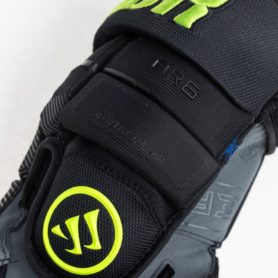 Warrior QR6 Pro Stock Senior Hockey Glove - Dallas Stars Black/Green - TheHockeyShop.com