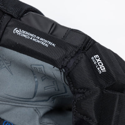 Warrior QR6 Pro Stock Senior Hockey Glove - Dallas Stars Black/Green - TheHockeyShop.com