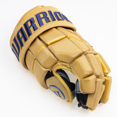 Warrior QR6 Pro Stock Senior Hockey Glove - Edmonton Oilers Tan - TheHockeyShop.com