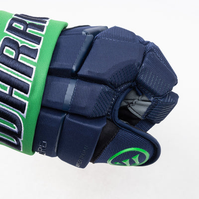 Warrior QR6 Pro Stock Senior Hockey Glove - Florida Everblades - TheHockeyShop.com