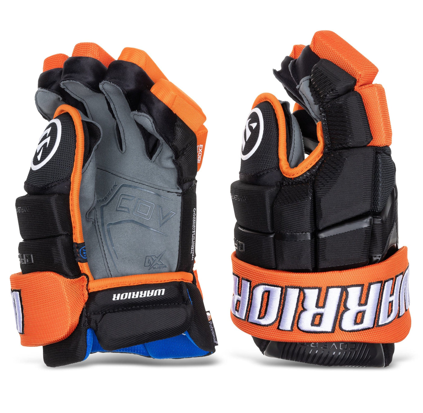 Warrior QR6 Pro Stock Senior Hockey Glove - Fort Wayne Komets - TheHockeyShop.com